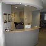 Patient check-out desk